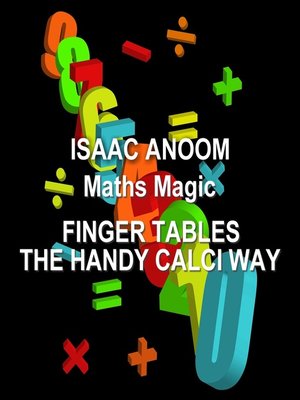 cover image of Finger Tables, The Handy Calci Way